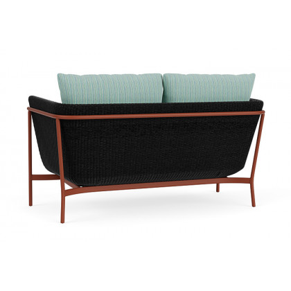Lloyd Flanders™ Solstice Loveseat  - Ebony, Terracotta