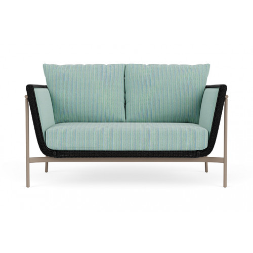 Lloyd Flanders™ Solstice Loveseat  - Ebony, French Beige