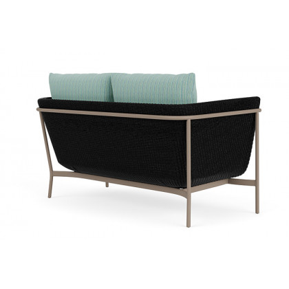 Lloyd Flanders™ Solstice Loveseat  - Ebony, French Beige