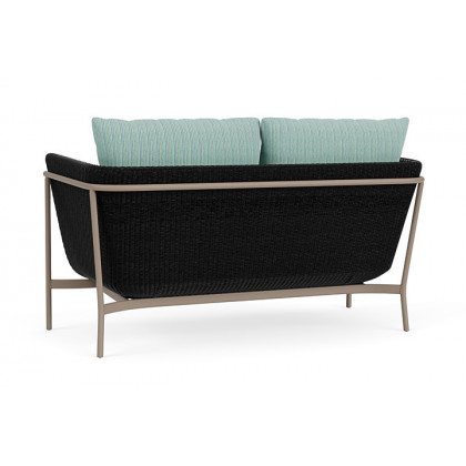 Lloyd Flanders™ Solstice Loveseat  - Ebony, French Beige