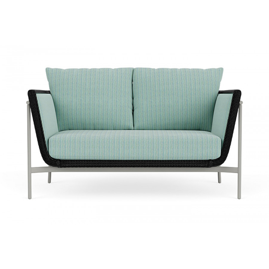 Lloyd Flanders™ Solstice Loveseat  - Ebony, Platinum