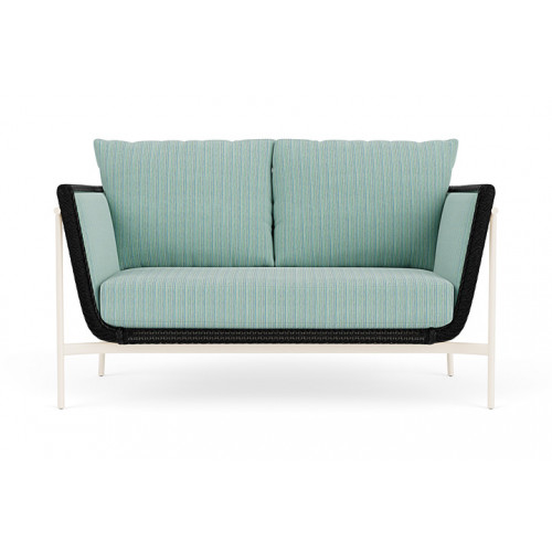 Lloyd Flanders™ Solstice Loveseat  - Ebony, Ivory