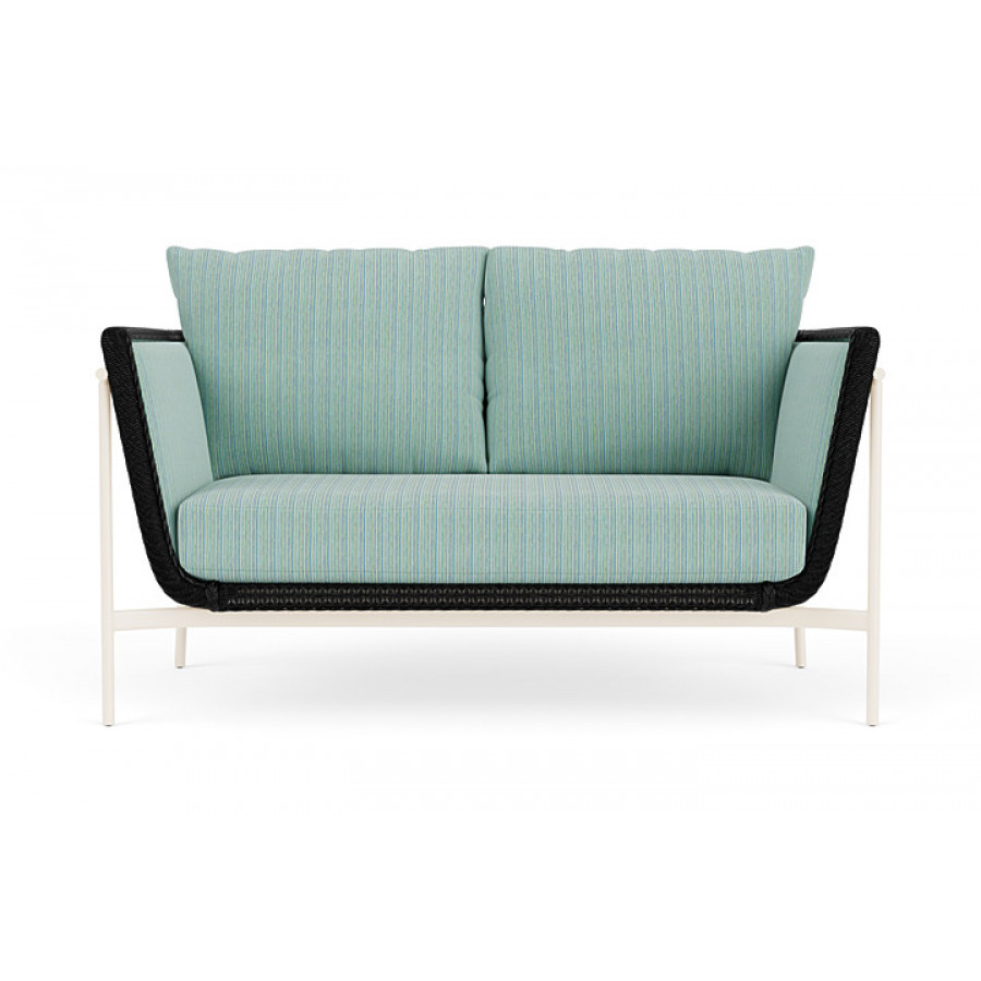 Lloyd Flanders™ Solstice Loveseat  - Ebony, Ivory