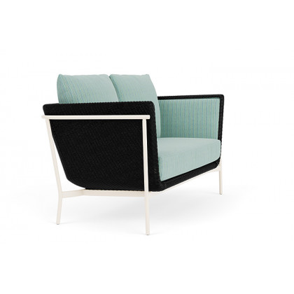 Lloyd Flanders™ Solstice Loveseat  - Ebony, Ivory