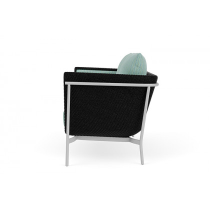 Lloyd Flanders™ Solstice Loveseat  - Ebony, Metallic Silver