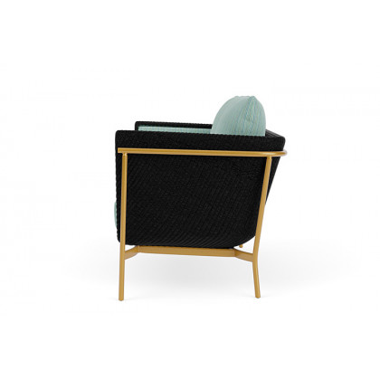 Lloyd Flanders™ Solstice Loveseat  - Ebony, Metallic Gold