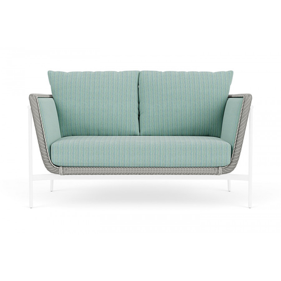 Lloyd Flanders™ Solstice Loveseat  - Platinum, White