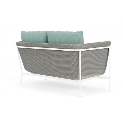 Lloyd Flanders™ Solstice Loveseat  - Platinum, White