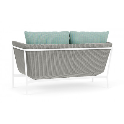 Lloyd Flanders™ Solstice Loveseat  - Platinum, White