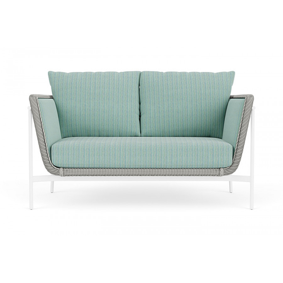 Lloyd Flanders™ Solstice Loveseat  - Platinum, Matte White