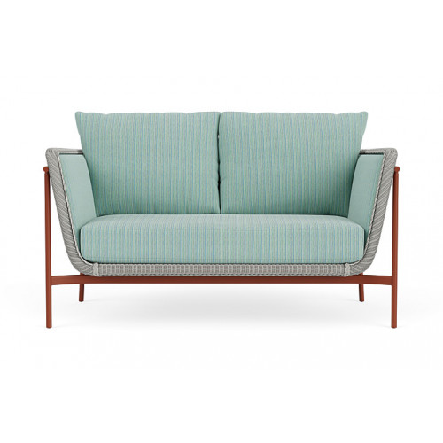 Lloyd Flanders™ Solstice Loveseat  - Platinum, Terracotta