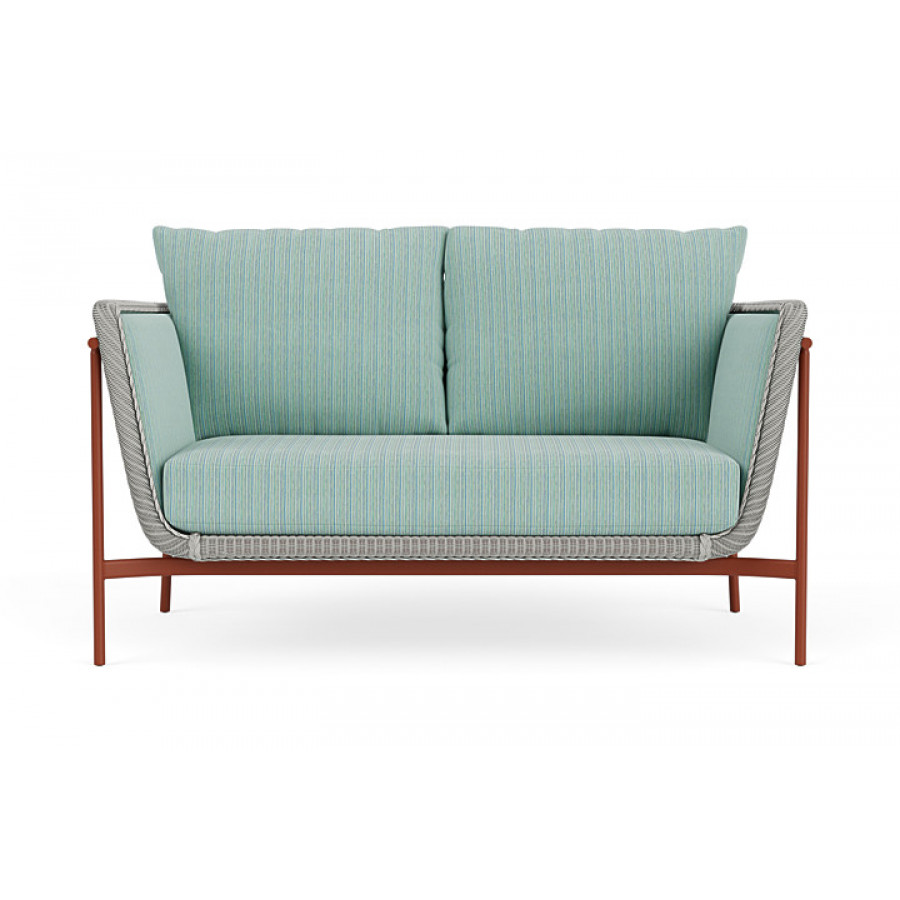 Lloyd Flanders™ Solstice Loveseat  - Platinum, Terracotta