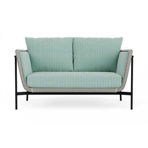 Lloyd Flanders™ Solstice Loveseat  - Platinum, Ebony