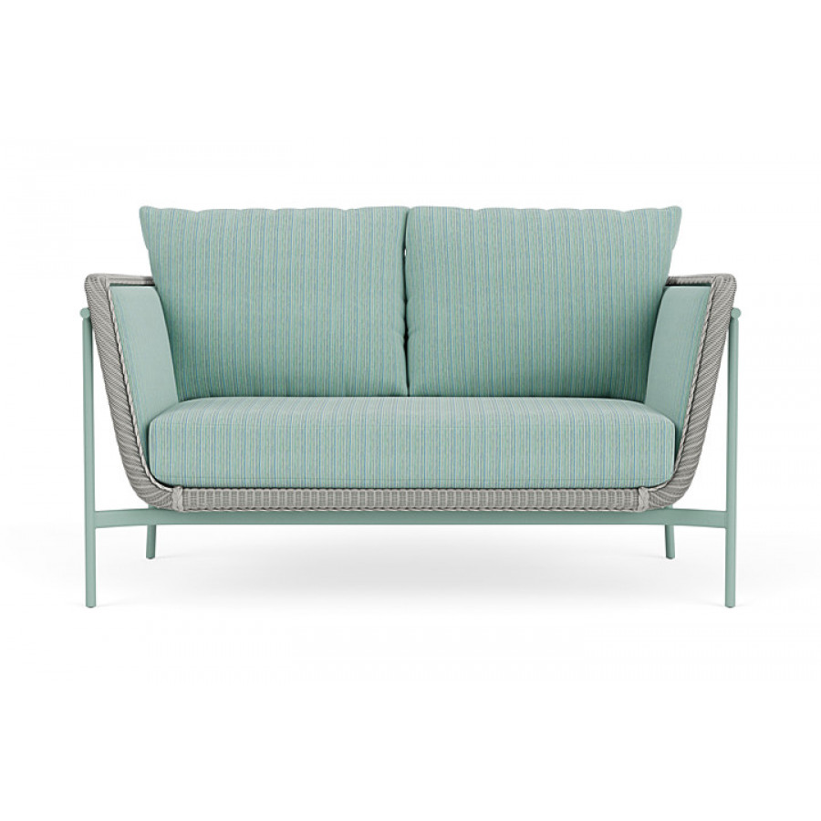 Lloyd Flanders™ Solstice Loveseat  - Platinum, Sea Glass