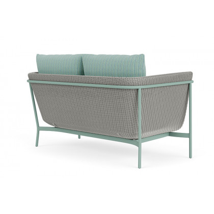 Lloyd Flanders™ Solstice Loveseat  - Platinum, Sea Glass
