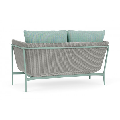 Lloyd Flanders™ Solstice Loveseat  - Platinum, Sea Glass