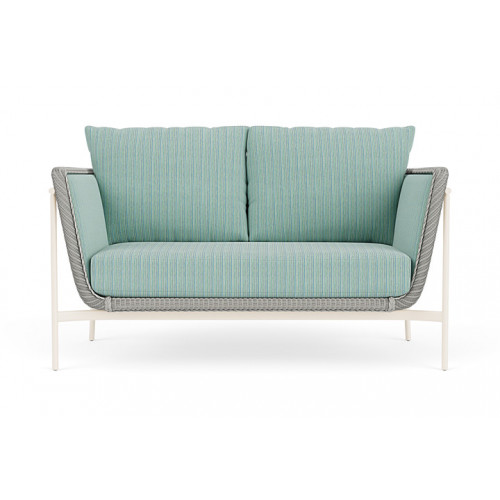 Lloyd Flanders™ Solstice Loveseat  - Platinum, Ivory