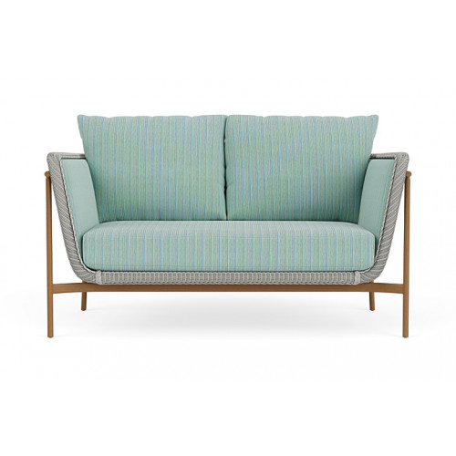 Lloyd Flanders™ Solstice Loveseat  - Platinum, Hickory