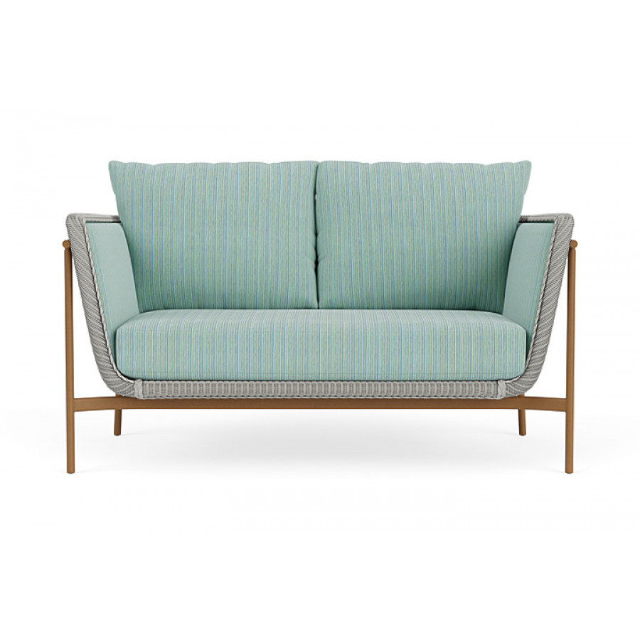 Lloyd Flanders™ Solstice Loveseat  - Platinum, Hickory