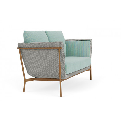 Lloyd Flanders™ Solstice Loveseat  - Platinum, Hickory