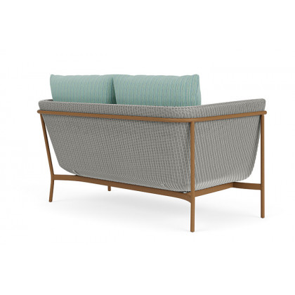 Lloyd Flanders™ Solstice Loveseat  - Platinum, Hickory