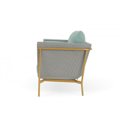 Lloyd Flanders™ Solstice Loveseat  - Platinum, Metallic Gold