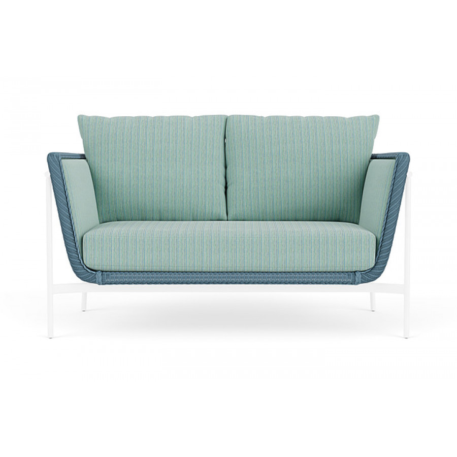 Lloyd Flanders™ Solstice Loveseat  - Stillwater, White