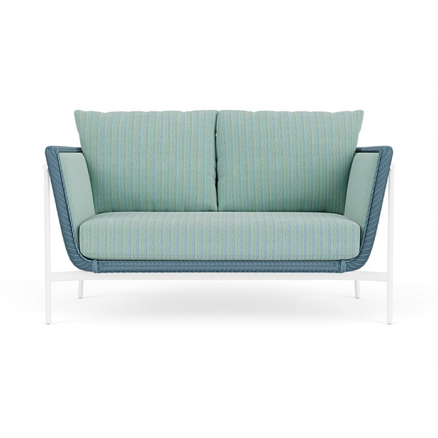 Lloyd Flanders™ Solstice Loveseat  - Stillwater, Matte White