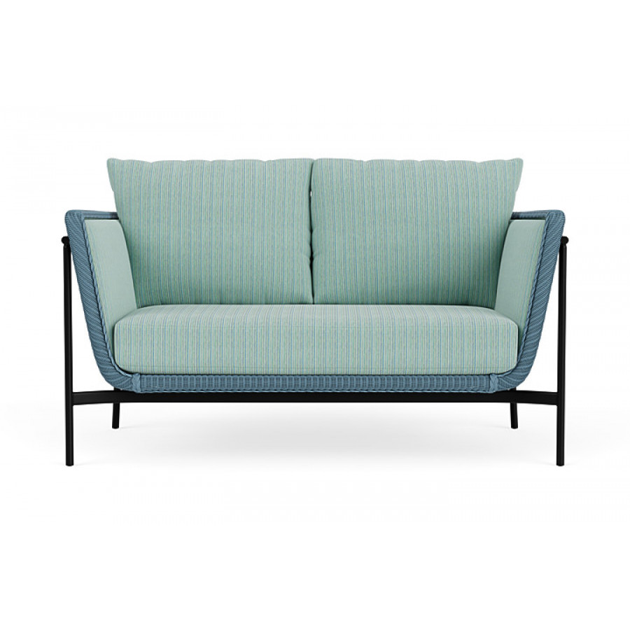 Lloyd Flanders™ Solstice Loveseat  - Stillwater, Ebony