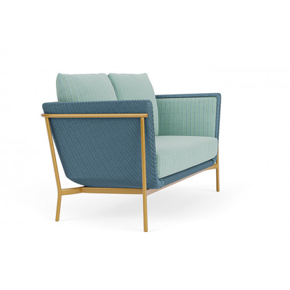 Lloyd Flanders™ Solstice Loveseat  - Stillwater, Metallic Gold