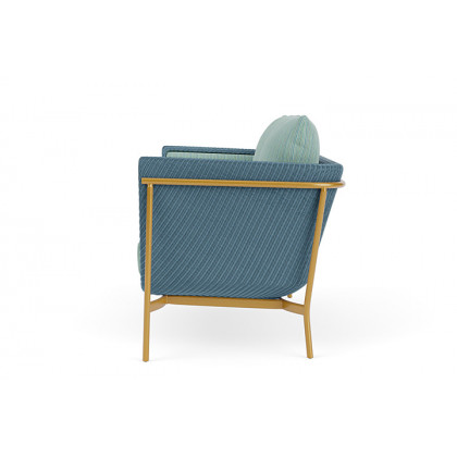Lloyd Flanders™ Solstice Loveseat  - Stillwater, Metallic Gold