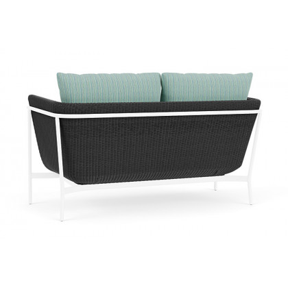 Lloyd Flanders™ Solstice Loveseat  - Charcoal, White