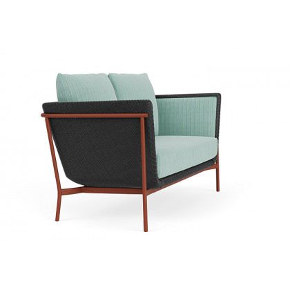 Lloyd Flanders™ Solstice Loveseat  - Charcoal, Terracotta