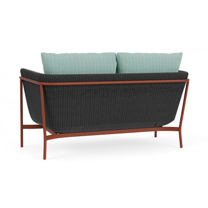 Lloyd Flanders™ Solstice Loveseat  - Charcoal, Terracotta