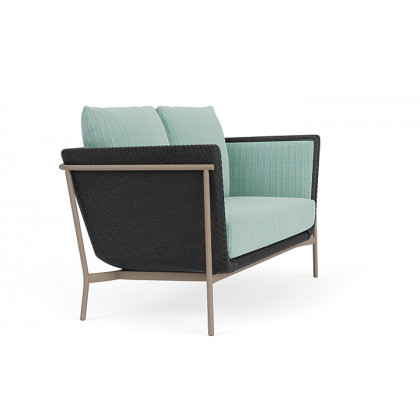 Lloyd Flanders™ Solstice Loveseat  - Charcoal, French Beige