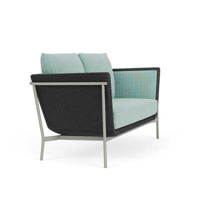 Lloyd Flanders™ Solstice Loveseat  - Charcoal, Platinum