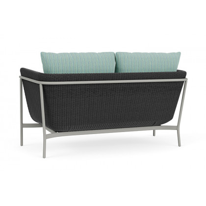 Lloyd Flanders™ Solstice Loveseat  - Charcoal, Platinum