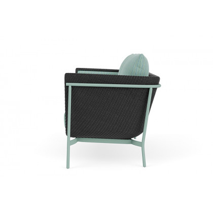 Lloyd Flanders™ Solstice Loveseat  - Charcoal, Sea Glass