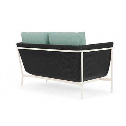 Lloyd Flanders™ Solstice Loveseat  - Charcoal, Ivory