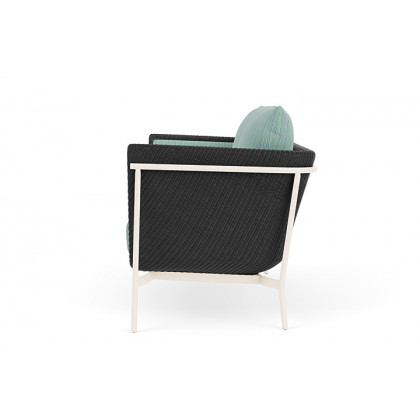 Lloyd Flanders™ Solstice Loveseat  - Charcoal, Ivory