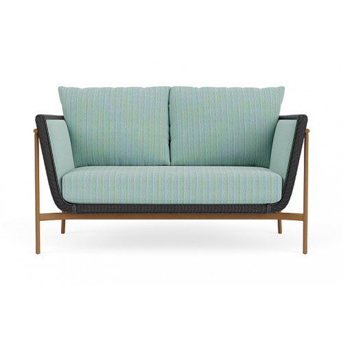 Lloyd Flanders™ Solstice Loveseat  - Charcoal, Hickory