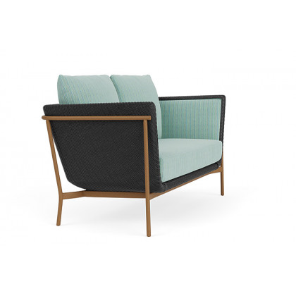 Lloyd Flanders™ Solstice Loveseat  - Charcoal, Hickory