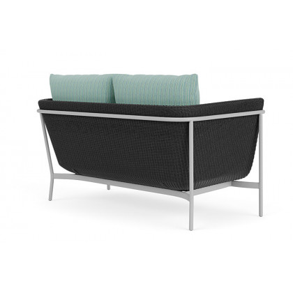 Lloyd Flanders™ Solstice Loveseat  - Charcoal, Metallic Silver