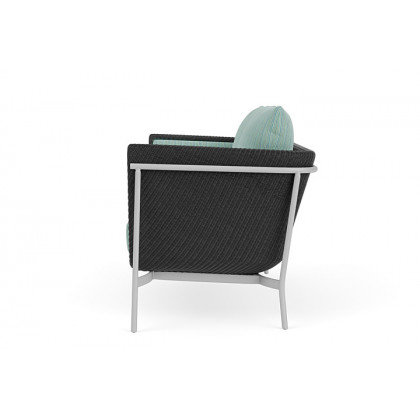 Lloyd Flanders™ Solstice Loveseat  - Charcoal, Metallic Silver