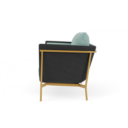Lloyd Flanders™ Solstice Loveseat  - Charcoal, Metallic Gold