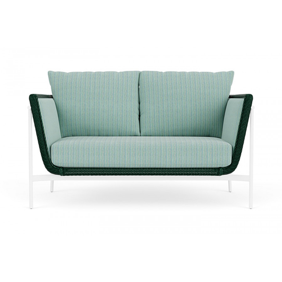 Lloyd Flanders™ Solstice Loveseat  - Woodland, Matte White