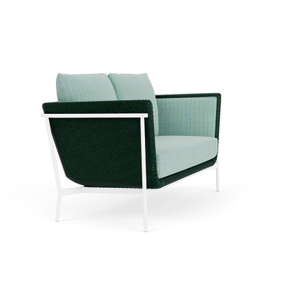 Lloyd Flanders™ Solstice Loveseat  - Woodland, Matte White