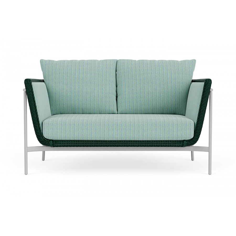 Lloyd Flanders™ Solstice Loveseat  - Woodland, Metallic Silver