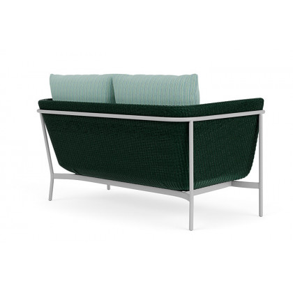 Lloyd Flanders™ Solstice Loveseat  - Woodland, Metallic Silver