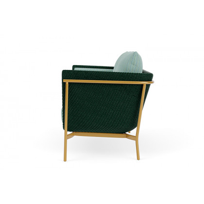 Lloyd Flanders™ Solstice Loveseat  - Woodland, Metallic Gold